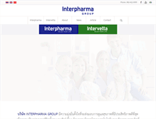 Tablet Screenshot of interpharma.co.th