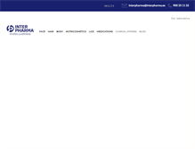 Tablet Screenshot of interpharma.es